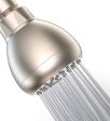 WASSA High Pressure Shower Head - 3 Inch Anti-clog Anti-leak Showerhead - Adjustable Metal Swivel Ball Joint with Filter - Ultimate Shower Experience Even at Low Water Flow and Pressure (Brushed Nickel) For Cheap