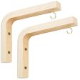 XFHR 2 Pack Plant Hangers Indoor, Plant Hooks, Hooks for Hanging Plants, Wooden Plant Hangers for Indoor Flower Baskets Pot Wind Chime Lanterns Planter Supply