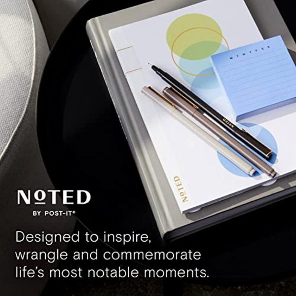 VEEYOL Noted by Post-it Brand Office Essentials Set, Blue, Includes Notebook, Notes and Pens (NTD-SMSET-BLU) Discount