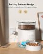 Faroro Automatic Cat Feeder with Timer and Portion Control Cat Food Dispenser with Stainless Steel Bowl, Desiccant Bag and Voice Recorder Up to 6 Meals per Day for Multiple Cats and Small Dogs (4L) Hot on Sale