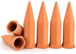 Vensovo  4 pcs Terracotta Watering Spikes - Automatic Self Watering Stakes, Plant Watering Devices for Wine Bottles Recycled Bottles, Clay Plant Garden Waterers for Vacations Hot on Sale