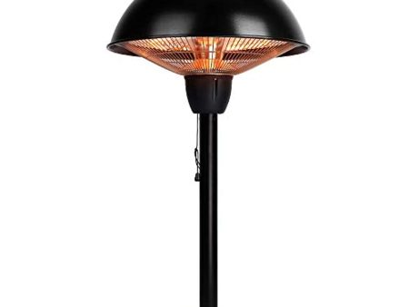 Star Patio Electric Patio Heater, Tabletop Heater, Infrared Heaters, Electric Outdoor Heater, Outdoor Space Heater, Portable Heater with Hammered Bronze Finished, 1500W, STP1566-BT For Cheap