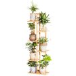 WEENINE Bamboo 6 Tier 7 Potted Plant Stand Rack Multiple Flower Pot Holder Shelf Indoor Outdoor Planter Display Shelving Unit for Patio Garden Corner Balcony Living Room Online