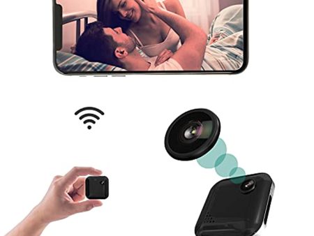 OUCAM Mini Spy Camera WiFi Hidden Camera 1080P Small Spy Cam Portable Security Cameras with Night Vision Motion Detection Alerts, Wireless Nanny Cam Audio & Video Recording with Live Feed Cell Phone APP Hot on Sale