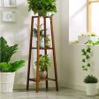 WEENINE Bamboo Tall Plant Stand Pot Holder Small Space Table (4 Tier) Fashion