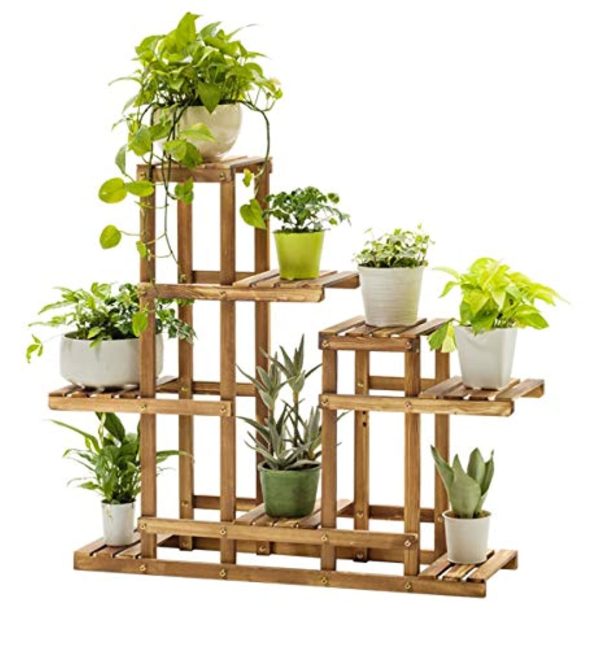 WEENINE Plant Stand Shelf Outdoor 5 Tier Flower Pot Holder for Home Garden Patio Corner Online