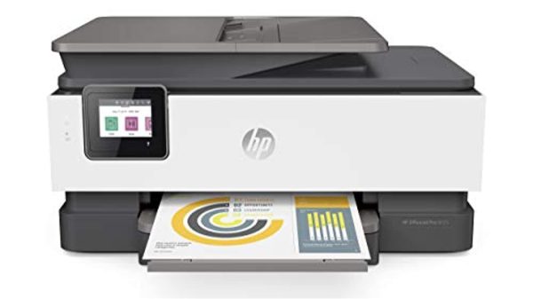 HP OfficeJet Pro 8025 All-in-One Wireless Printer, Smart Home Office Productivity, HP Instant Ink, Works with Alexa (1KR57A) For Sale