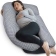 Vanlord  PharMeDoc Pregnancy Pillow, U-Shape Cooling Cover - Dark Grey with Detachable Side - Support for Back, Hips, Legs, Belly for Pregnant Women Online