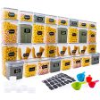 XPCARE 40 Pack Airtight Food Storage Container Set - Kitchen & Pantry Organization, Plastic Canisters with Durable Lids Ideal for Cereal, Flour & Sugar for Holiday - Labels, Marker ... Hot on Sale