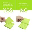 VEEYOL 6 Bright Color Lined Sticky Notes 600 Sheets Total, 3 in x 3 in, 100 Sheets Pad, Easy to Post Hot on Sale