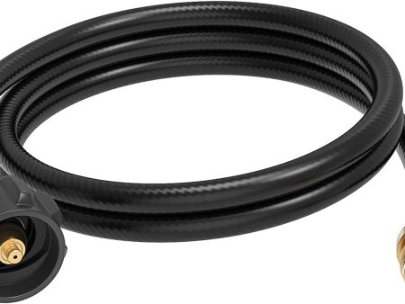 Kohree 12FT Propane Tank Adapter Hose 1 lb to 20 lb Converter for Weber Q Gas Grill, Coleman Camping Stove, Buddy Heater, Tabletop Grill, QCC1 Type1 Tank, Stainless Braided Propane Hose Extension For Cheap