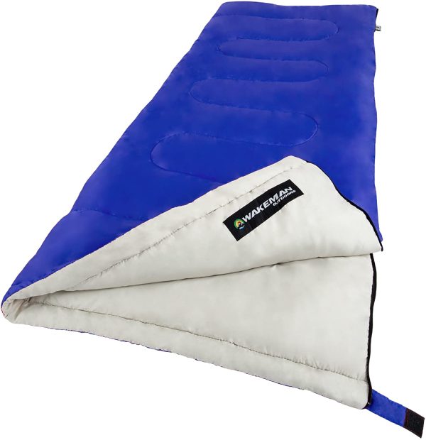 Wakeman Outdoors Sleeping Bag-Lightweight, Carrying Bag with Compression Straps Included-Great for Adults Online