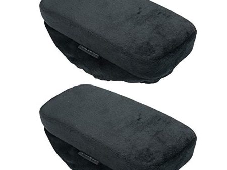 WESTERN COMFORT Mind Reader Arm Rest for Office Chair Air Plane, Ergonomic Arm Relief, Elbow Pillows, Arm Support Forearm Pressure Relief Soft Cushion, Everyday Use for Office, Car, Home-Set of 2, Black Sale