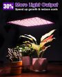 XINLEO  LED Grow Light, HL1200 Dimmable Full Spectrum LED Grow Lights for Indoor Plants, 2x2ft Coverage Pant Lights, 120W LED Growing lamp, 4000K, 288LEDs, UL-Listed, Purple Hot on Sale