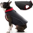 Feeke Sports Vest Dog Jacket - Reflective Dog Vest with D Ring Leash - Warm Fleece Lined Small Dog Sweater, Hook and Loop Closure - Dog Clothes for Small Dogs Boy or Girl for Indoor and Outdoor Use Supply