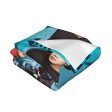 Ultra Soft Light Weight Kpop Band Throw Blanket Air Conditioning Blanket Comfy Fluffy Quilt for Bed Couch Sofa Living Room Picnic 50x40 60x50 80x60 Inches Supply