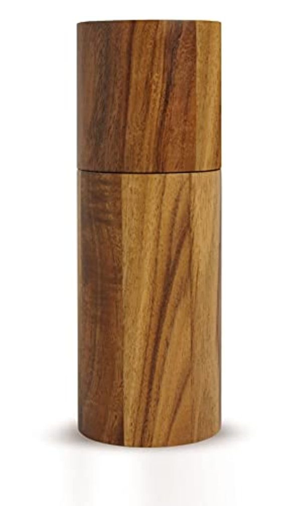 WOSBO  Acacia Wood Salt & Pepper Mill, 5.5 , Brown Online now