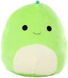 XFHR 1 Pcs Cute Dinosaur Plush Toy Dinosaur Stuffed Animal, 8 Inch Cotton Plushies Doll Soft Lumbar Back Cushion Pillow for Car and Home Decoration Plush Birthday Gifts(Green) For Sale