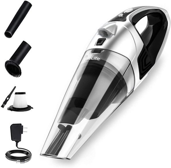 VacLife Leaf Blower Handheld Vacuum, Lithium Ion Cordless Hand Vacuum, Model: H-106, Silver (VL106) Online Sale