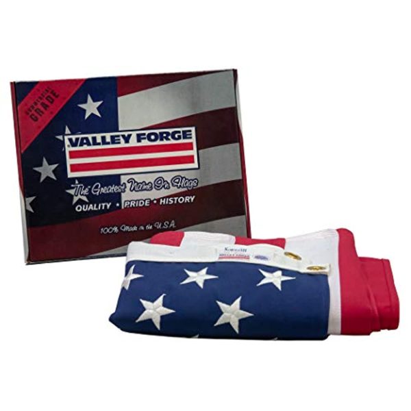 Valley Forge  Flag USDT3 Polyester American Flag, 3  x 5  Online now