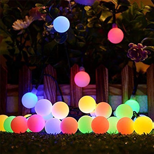 Unihoh Solar String Lights Outdoor, 100 LED 55Ft Outdoor String Fairy Lights, Lumiere Exterieur Guirlande, 8 Modes Waterproof Patio Lights for Garden Gazebo Yard Christmas(Multi-Colored ) Discount