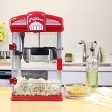 West Bend Hot Oil Theater Style Popcorn Popper Machine with Nonstick Kettle Includes Measuring Tool and Serving Scoop, 4-Ounce, Red Online