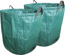 Ugold 2-Pack Garden Bag, Reusable Yard Waste Bag, Leaf Bag, Work for Garden, Lawn and Patio, Clean Up Leaves and Waste (2-Pack 132 Gallons) Discount