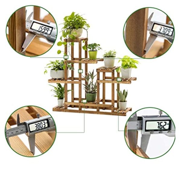 WEENINE Plant Stand Shelf Outdoor 5 Tier Flower Pot Holder for Home Garden Patio Corner Online