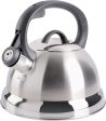 Weftnom Flintshire Stainless Steel Whistling Tea Kettle, 1.75-Quart, Brushed Satin Cheap