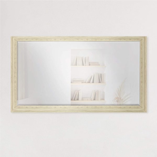 Trvone Ezra Wall Mirror, Brushed Nickel, 22.66 x 28.66 in Online