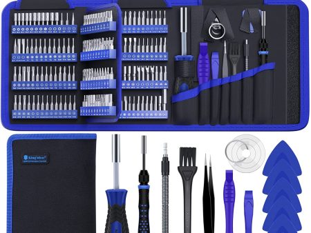 Precision Screwdriver Set, LIFEGOO 170pcs All in one Electronics Repair Tool Kit with 156pcs Bits Magnetic Driver Kit & Bag for Repair Computer, PC, MacBook, Laptop, Tablet, iPhone, Xbox, Game Console Cheap