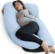 Vanlord  PharMeDoc Pregnancy Pillow, U-Shape Cooling Cover - Dark Grey with Detachable Side - Support for Back, Hips, Legs, Belly for Pregnant Women Online