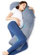 Vanlord Pregnancy Pillows, OTTOLIVES Maternity Pillow with Comfortable Cover, J-Shaped Soft Body Pillow for Pregnant Women, Pregnancy Pillows for Side Sleeping, Head, Neck, Belly Support Discount