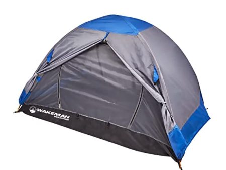 Wakeman 2-Person Backpacking Tent- Waterproof Floor & Rain Fly, Taped Seams & Carry Bag- Lightweight for Backcountry Camping & Hiking Supply