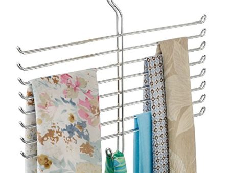 YYST Classico Spine Closet Organizer Hanger, Hanging Storage Ideal for Bedrooms, Mudrooms, Dorm Rooms, No Hardware Required, Scarf Holder For Sale