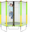 AOTOB Trampoline 60 Inch Recreational Trampolines with Safety Enclosure Net Outdoor Trampoline for Kids Adults with Waterproof Jump Mat and Spring Cover, ASTM Approved Online