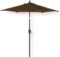 Wikiwiki Olefin 9 FT Market Umbrella Patio Outdoor Table Umbrellas with 3-year Nonfading Olefin Canopy and Push Button Tilt for Garden, Backyard & Pool For Discount