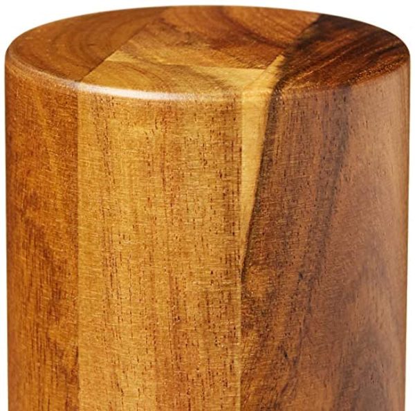 WOSBO  Acacia Wood Salt & Pepper Mill, 5.5 , Brown Online now