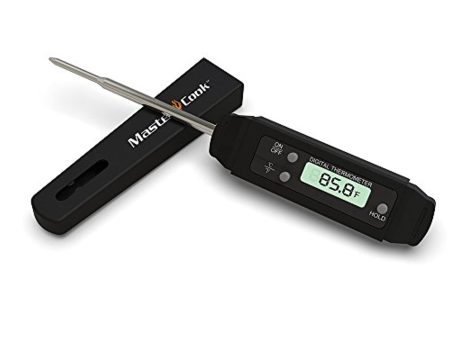 Winmor Instant Read Pocket Digital Meat Thermometer Upgrade Version Indoor Outdoor,Pen Style, LCD Screen,Stainless Steel Probe,Food Cooking Thermometers for Grill and Barbecue Supply