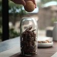 UPKOCH 3Pcs Glass Jars with Airtight Seal Ball Cork Lid Clear Cookie Jars Mason Jars Food Storage Canister for Tea Coffee Spice Sugar Salt (Size S M L) Online