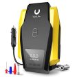 VacLife Air Compressor Tire Inflator, DC 12V Portable Air Compressor, Auto Tire Pump with LED Light, Digital Air Pump for Car Tires, Bicycles and Other Inflatables, Model: ATJ-1166, Yellow (VL701) Online now