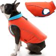 Feeke Sports Vest Dog Jacket - Reflective Dog Vest with D Ring Leash - Warm Fleece Lined Small Dog Sweater, Hook and Loop Closure - Dog Clothes for Small Dogs Boy or Girl for Indoor and Outdoor Use Supply