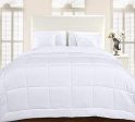 Utopia Bedding All Season Comforter - 250 GSM Plush Microfiber Fill - Quilted Duvet Insert with Corner Tabs Box Border Stitched Comforter - Full Queen - White Discount