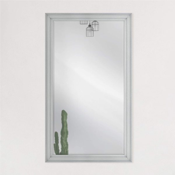 Trvone Ezra Wall Mirror, Brushed Nickel, 22.66 x 28.66 in Online