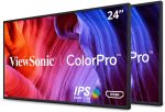 ViewSonic VP2468a 24-Inch Premium IPS 1080p Monitor with Advanced Ergonomics, ColorPro 100% sRGB Rec 709, 14-bit 3D LUT, Eye Care, 65W USB C, RJ45, HDMI, DP Daisy Chain for Home and Office Online