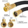 Unywarse 100ft Garden Hose Set, Extra Strength Fabric Triple Layer Latex Core, 3 4 Solid Brass Fittings, 9 Function Spray Nozzle with Storage Bag, Premium No-Kink Flexible Water Hose Online Hot Sale